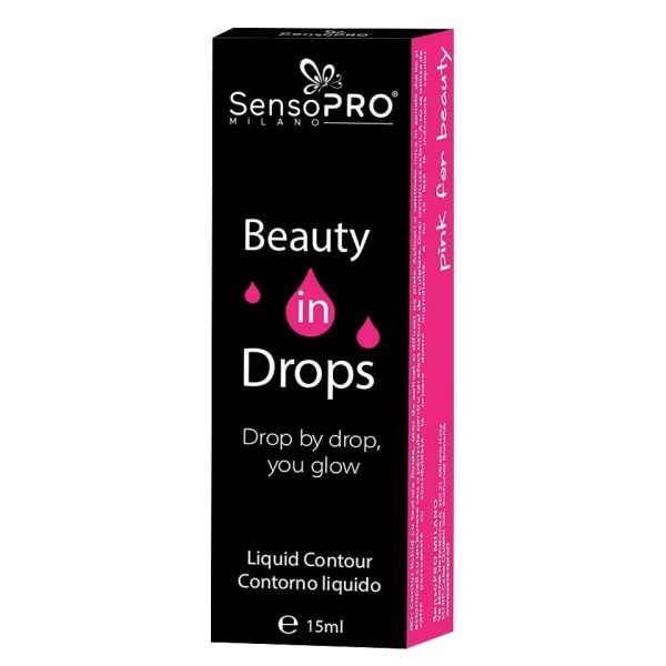 Iluminator lichid Beauty in drops SensoPRO Milano, Goldie