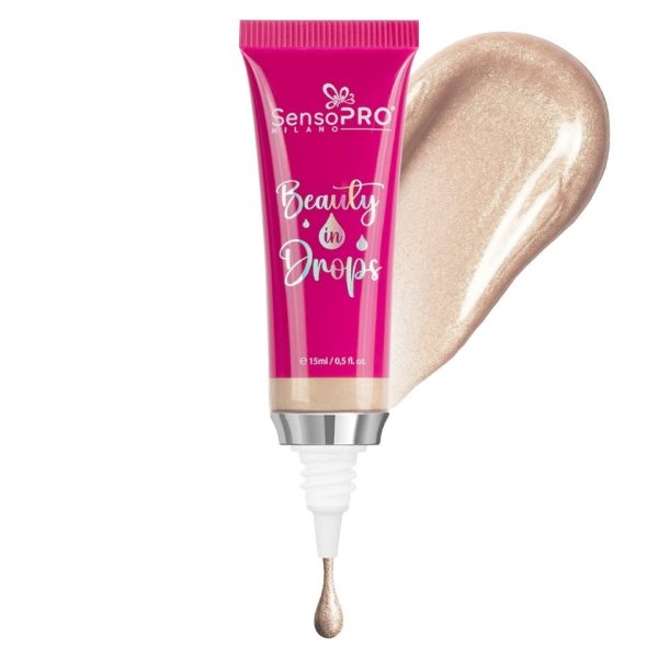 Iluminator lichid Beauty in drops SensoPRO Milano, Pearl