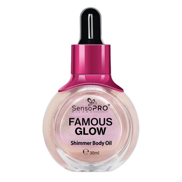 Iluminator lichid Famous Glow SensoPRO Milano, Rose Glow