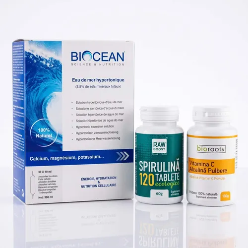 imunitate-plasma-spirulina-vitc-2.webp Pachet Complet pentru Imunitate, Energie și Hidratare Celulară – Plasmă marină + Spirulină + Vitamina C Alcalină