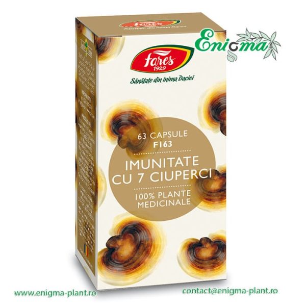 Imunitate cu 7 ciuperci, F163, capsule