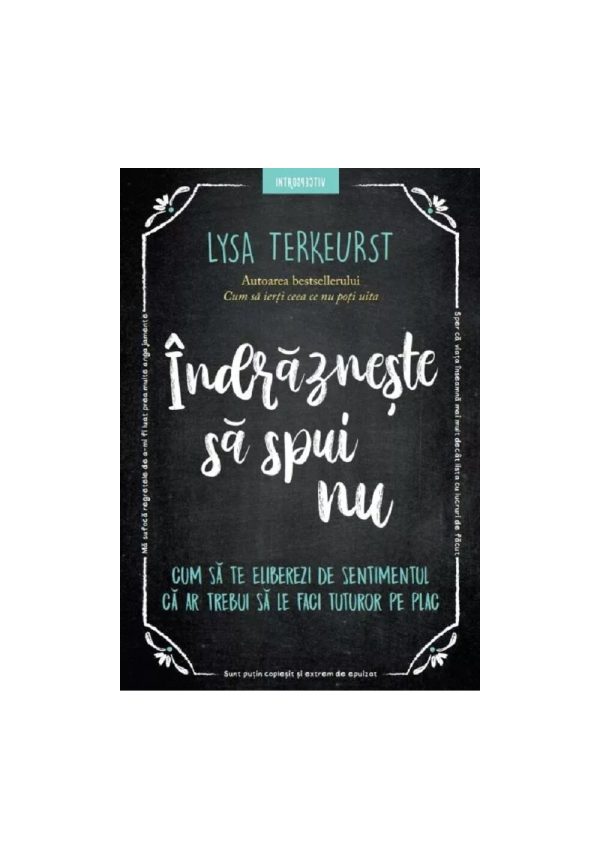 Indrazneste sa spui nu