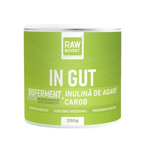 ingut-raw-1.webp In Gut, bioferment prebiotic pentru un microbiom sănătos, 250g | Rawboost