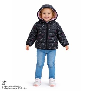 Jacheta copii Chicco matlasata, negru, 87753-65CLT