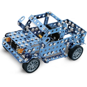 joc-constructii-din-metal-283-pcs-copie-copie-729921.png Joc constructii din metal 283 piese - masina de teren decapotabila verde, 8 ani+