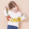 Joc cu sireturi Montessori ABC+123, 3-7 ani, Quercetti Q02808
