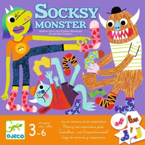 Joc de cooperare Socksy Monster, Djeco
