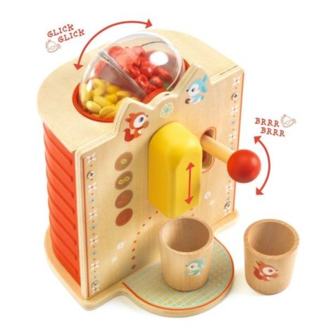 Joc de rol Espressor din lemn, Djeco