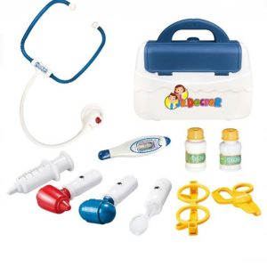 Joc de rol-Trusa micului JR Doctor, Plastic, 10 piese