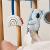 Jucarie bebe pentru leagan si carucior, cu sunete si oglinda, Ursulet Koala
