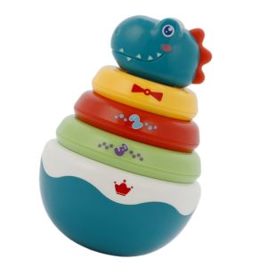 Jucarie corpuri de stivuit Dino ,   set inele educationale Hopa-Mitica - Copie
