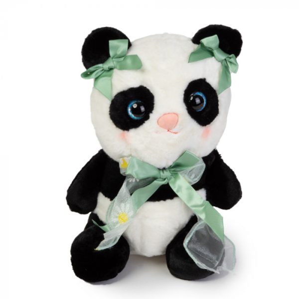 jucarie-de-plus-ursulet-cu-fundita-verde-22-cm-861471.jpg Jucarie de Plus Ursulet cu Fundita
