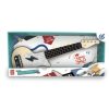 Jucarie din lemn - Instrument Ukulele (chitara) albastru - invata sa canti cu lumini