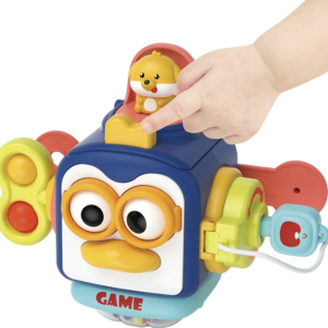 Jucarie interactiva cu activitati pentru bebelusi, Puzzle Busy Box