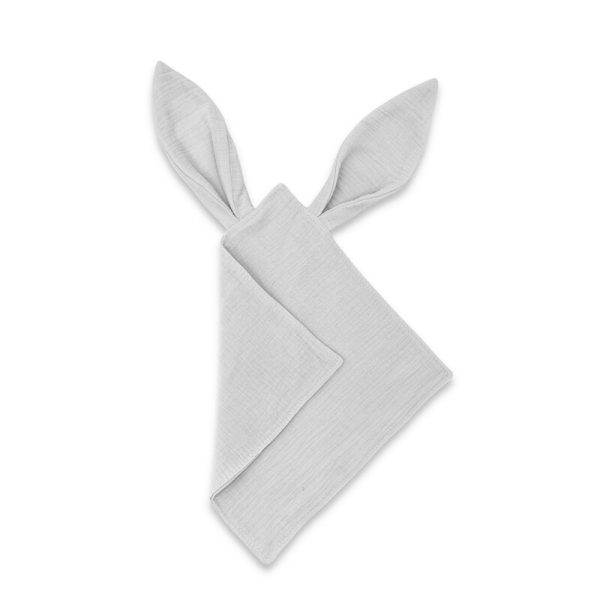jucarie-textila-senzoriala-qmini-cu-urechi-fosnitoare-30-x-30-cm-din-muselina-dubla-grey-3375084-4.jpeg Jucarie textila senzoriala, Qmini, Cu urechi fosnitoare, 30 x 30 cm, Din muselina dubla, Grey
