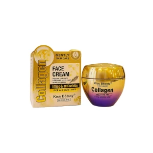kiss-beauty-collagen-face-cream-50ml.webp Kiss Beauty Crema antirid de zi cu colagen 50 ml No.1366-07A
