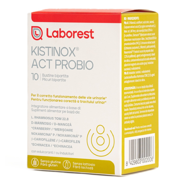 kistinox-actprobio-10-plicuri-laborest-italia_2.png Kistinox ActProbio, 10 plicuri, Laborest Italia