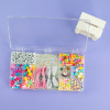 Kit creativ DIY - coliere si bratari cu margele, 500 piese, Perline ABC