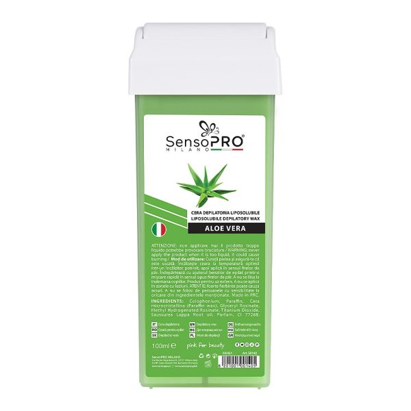 Kit Epilare Ceara SensoPRO Milano Ital Expert + CADOU Rezerva Ceara aplicator ingust