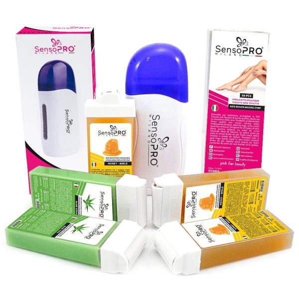 Kit Epilare Lady Azure SensoPRO Milano + CADOU Rezerva Ceara aplicator ingust