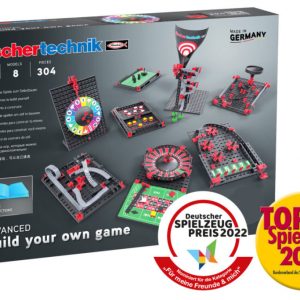 Kit STEM Construieste si joaca 8 jocuri, Fischertechnik