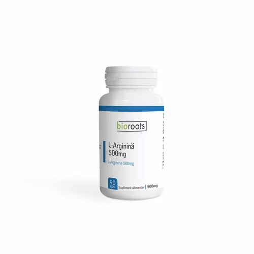l-arginina-500mg-90-capsule-vegerale-bioroots-1.webp L-Arginină 500mg, 90 capsule vegetale | Bioroots