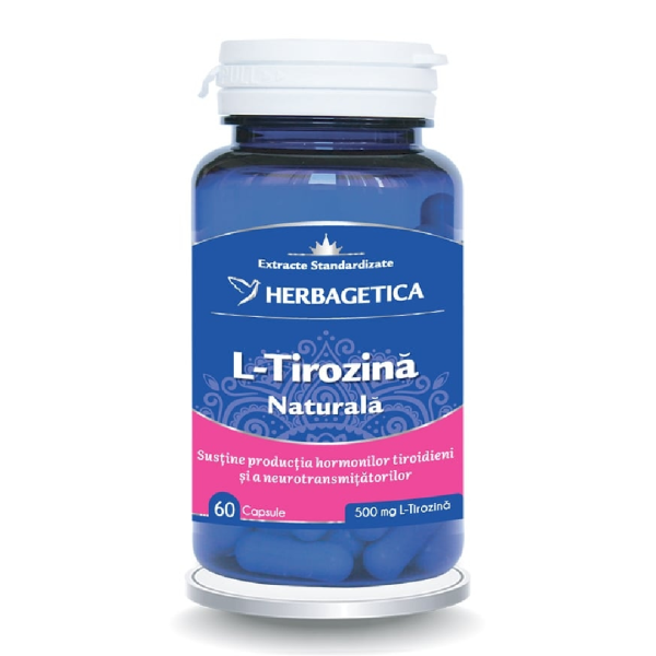 l-tirozina-naturala-60-capsule-herbagetica.png L-Tirozina Naturala, 60 capsule, Herbagetica