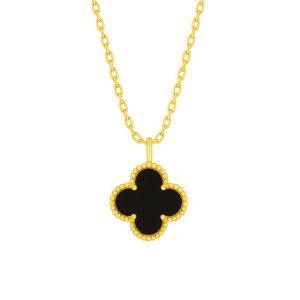 Colier Van Luxy Black Gold