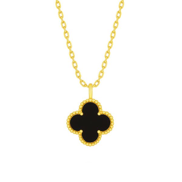Colier Van Luxy Black Gold
