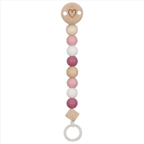 lant-din-lemn-pentru-suzeta-hearts-pastel-pink.jpg Lant din lemn pentru suzeta Hearts pastel pink