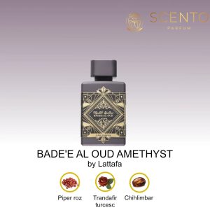 Lattafa BADE'E AL OUD AMETHYST 100 ml apa de parfum unisex - Original Dubai