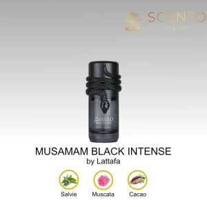 Lattafa Musamam Black Intense 100ml, Apa de Parfum, Unisex - Original Dubai