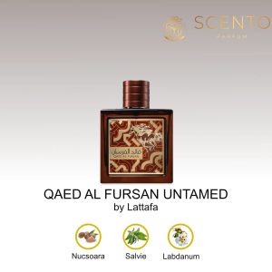 Lattafa Qaed al Fursan Untamed, apa de parfum, de barbat, 100 ml - Original Dubai