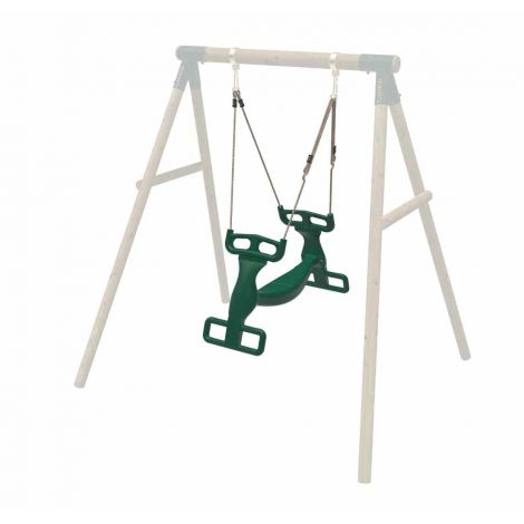 leagan-spate-in-spate-pp-10-verde-7.jpg Leagan pentru 2 copii ,spate in spate, Duoseat PP10 - Verde