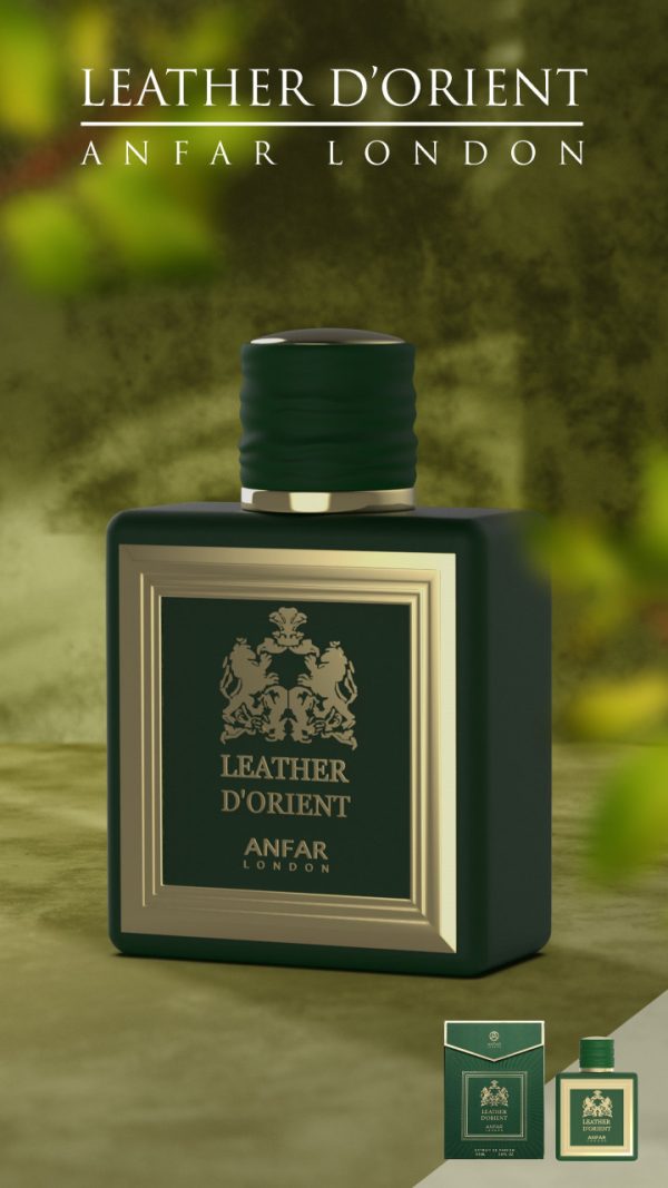 LEATHER D'ORIENT by ANFAR LONDON, extract de parfum, barbati, 115ML - Original Dubai