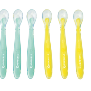 Badabulle - Set 6 lingurite colorate flexibile