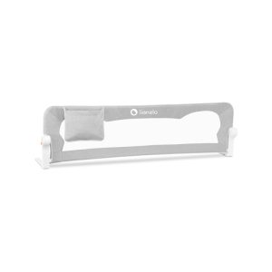 lionelo-bariera-de-pat-eva-grey-melange-2414411-4.jpeg Protectie laterala pat, Lionelo, Eva, Cu buzunar accesorii, 150x35 cm, Conform cu standardul european de securitate BS7072, Gri