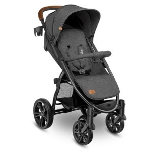 lionelo-carucior-sport-annet-plus-stone-caramel-2414333-4.jpeg Carucior sport, Lionelo, Annet Plus, De la nastere, Cu accesorii si capotina XXL reglabila, 0 - 22 Kg, Conform cu standardele europene de securitate EN1888-1 si EN1888-2, Gri Caramel