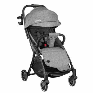 lionelo-carucior-sport-julie-one-stone-grey-1197236-4.jpeg Carucior sport, Lionelo, Julie One, De la nastere, Greutate redusa, Cu accesorii, Cadru din aluminiu, 0-22 kg, Pliere compacta pentru avion, Conform cu standardele europene de securitate EN1888-1 si EN1888-2, Gri