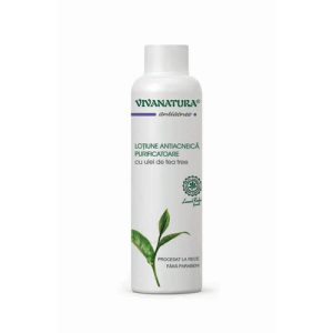 Loțiune Antiacneică Purificatoare cu Ulei de Tea Tree, 150ml | Vivanatura