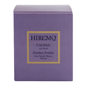 Lumanare din ceara de soia Goddess Powder Hiremo, 250 ml, Eolia
