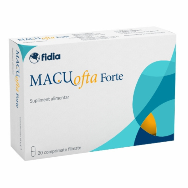 macuofta-forte-fidia-farma.png MACUofta Forte, 20 comprimate, Fidia Farmaceutici