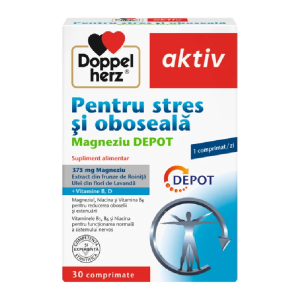 magneziu-400-depot-pentru-stres-si-oboseala-30-comprimate-doppelherz.png Pentru Stres si Oboseala, 30 comprimate, Doppelherz