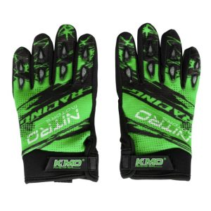 Manusi pentru copii KIMO Racing , culoare verde