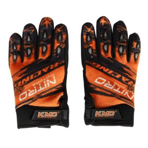 Manusi pentru copii KIMO Racing , culoare Portocaliu