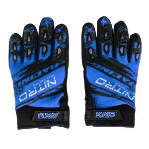 Manusi pentru copii KIMO Racing , culoare albastra