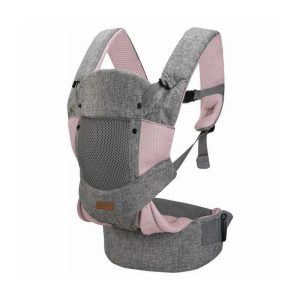 marsupiu-bebe-freeon-carry-me-3-in-1-de-la-4-luni-pana-la-15-kg-tesatura-din-plasa-3d-confortabil-si-sigur-pentru-bebe-grey-pink-3237297-4.jpeg Marsupiu bebe, FreeON, Carry Me, 3 in 1, De la 4 luni pana la 15 kg, Tesatura din plasa 3D, Confortabil si sigur pentru bebe, Grey/Pink