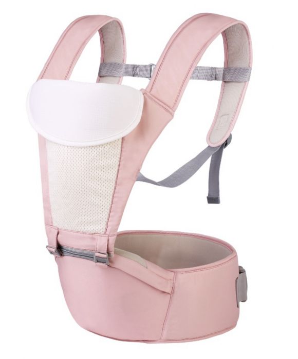marsupiu-ergonomic-cu-scaunel-de-sustinere-md2001-roz-467551.jpeg Marsupiu ergonomic cu scaunel de sustinere, MD2001, roz