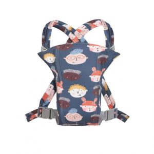 Marsupiu ergonomic din bumbac, pentru bebelusi, Happy Kids, bleumarin