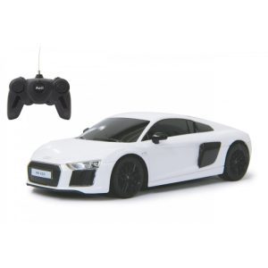 masina-cu-telecomanda-audi-r8-alb-cu-scara-1-la-24-620327.jpg Masina cu Telecomanda Audi R8 Alb, Scara 1:24